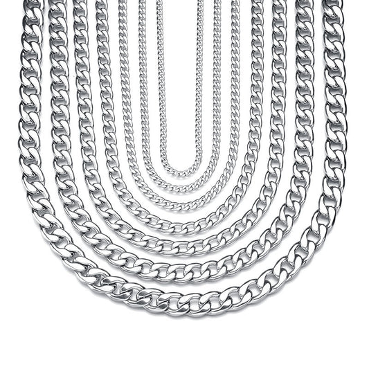Men's Titanium Steel Simple Stainless Fashion Side Bracelets
