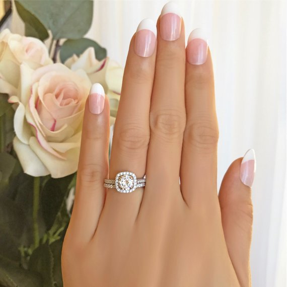 Damen-Ringe für Paare, Hochzeit, Verlobung, modische eingelegte Diamanten