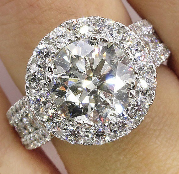 Women's Fashion Diamond Electroplated Hand Jewelry Rings