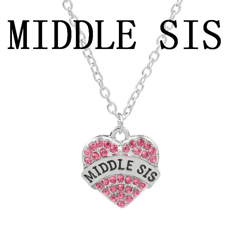 Creative Stylish Fashion Comfortable Good Sisters Necklaces
