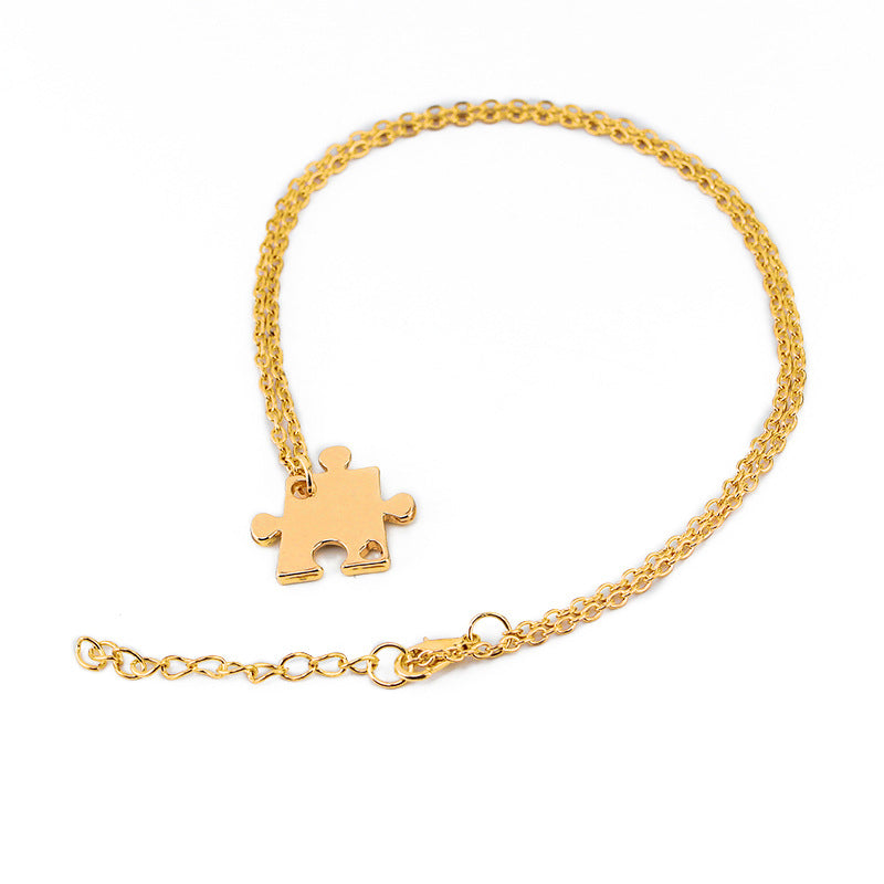 Puzzle créatif couture accessoires bon ami colliers