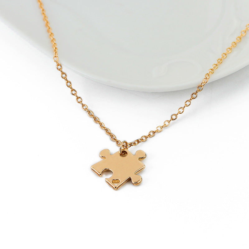 Puzzle créatif couture accessoires bon ami colliers