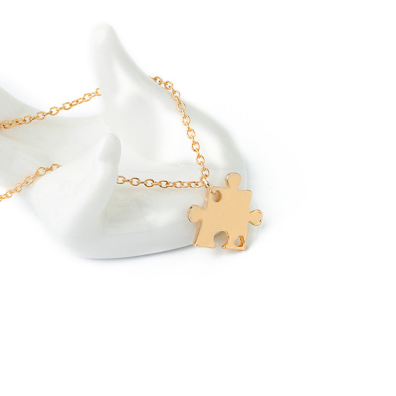 Puzzle créatif couture accessoires bon ami colliers