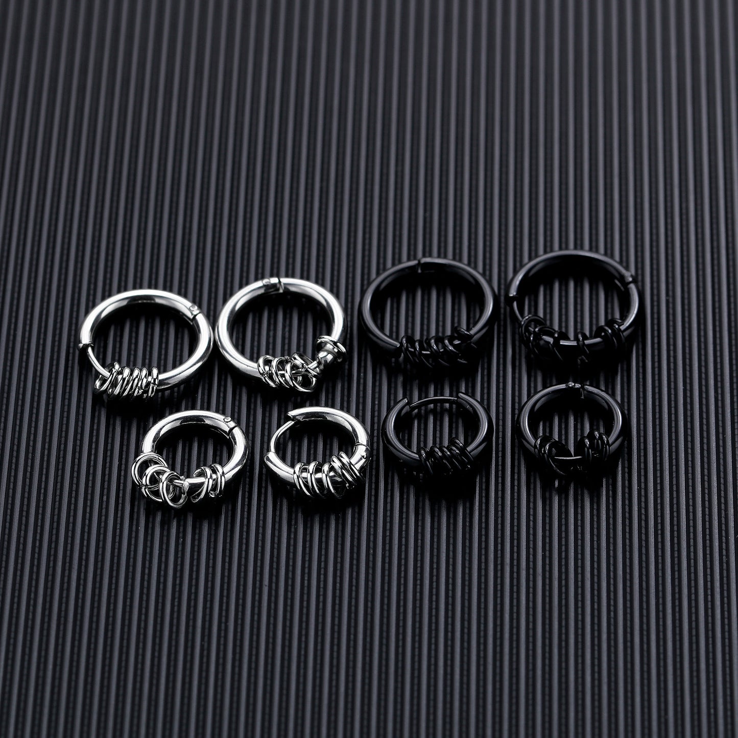 Men's Korean Style Titanium Steel Stainless Ear Earrings