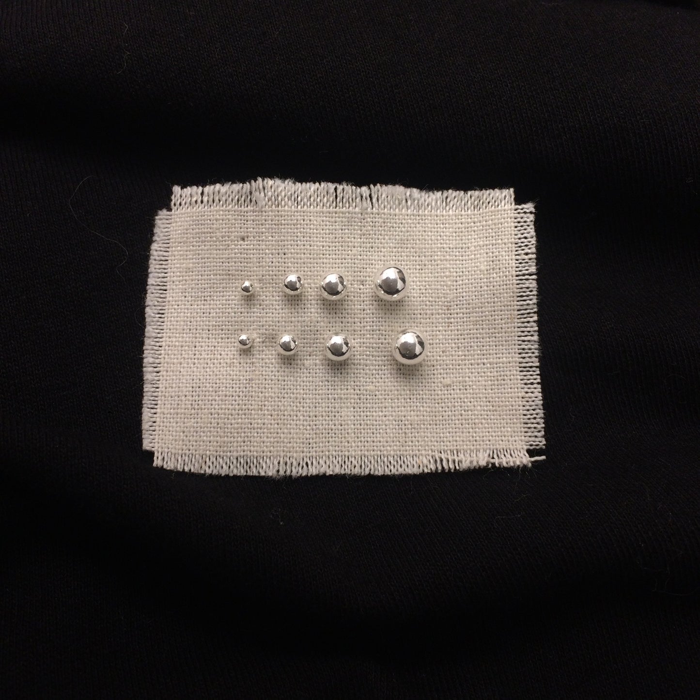 Sier Ear Sticks Before Sleep Frosty Style Stretcher Earrings
