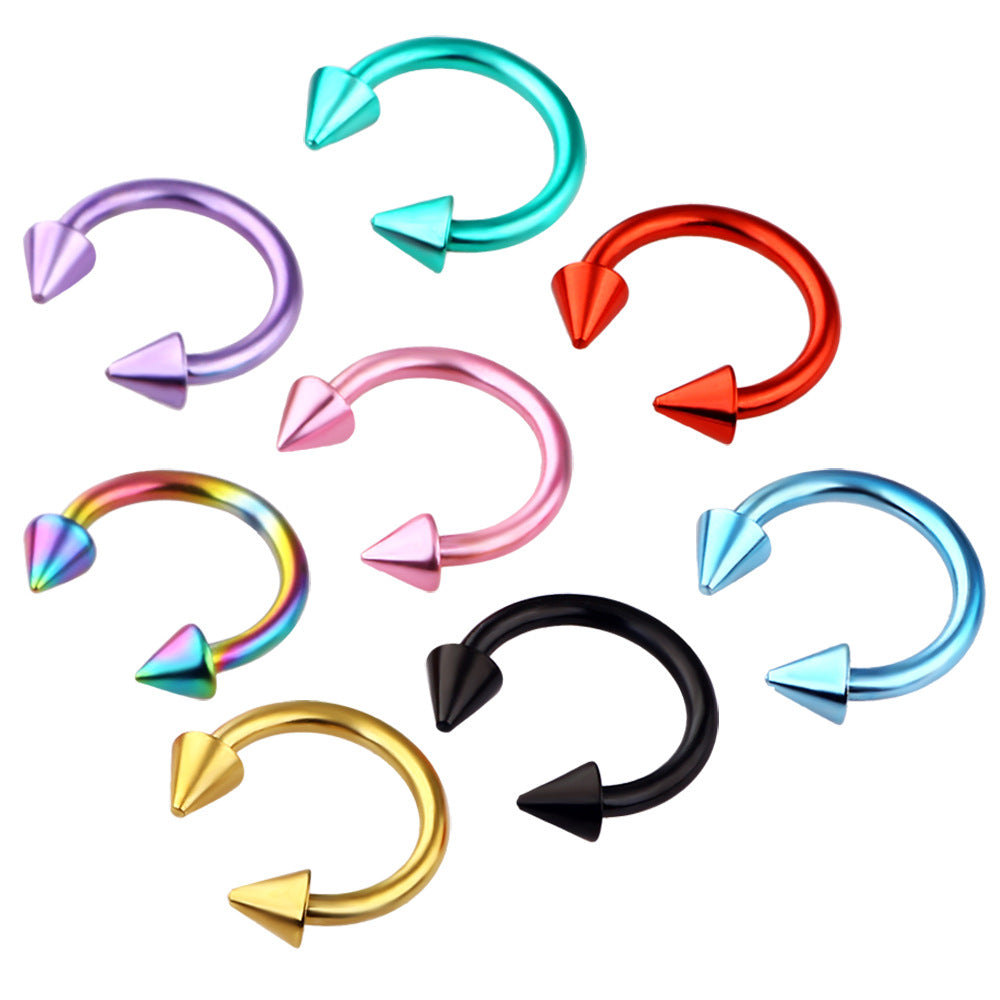 Titanium Type Ear Bone Nipple Human Rings