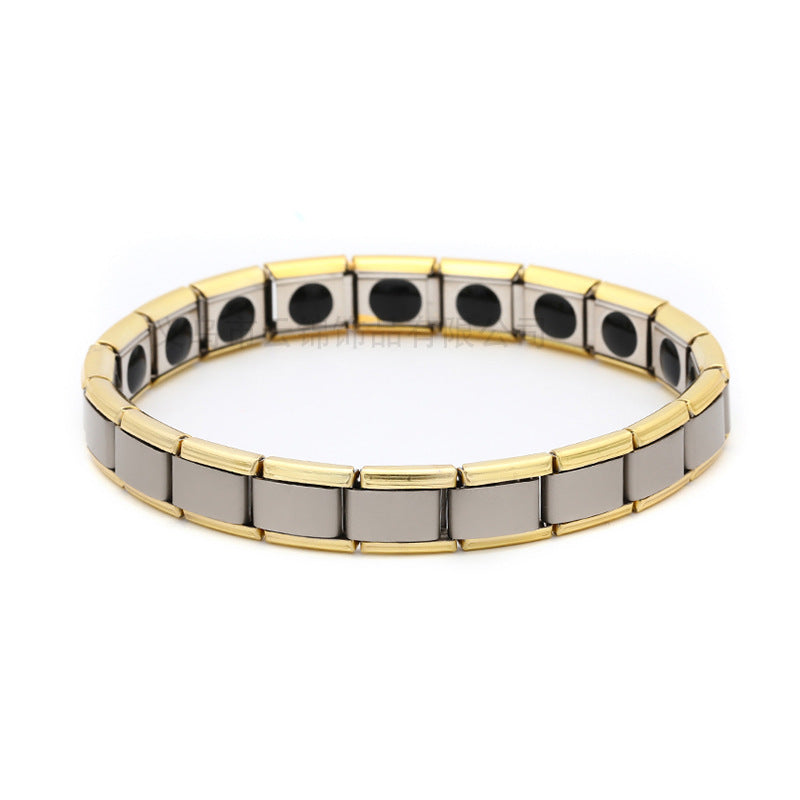 Women's & Men's & Simple Stainless Steel Magnetic Therapy Bracelets