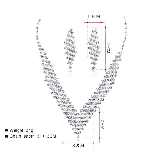 Fashion Personalized Bridal Suit Wedding Banquet Birthday Necklaces