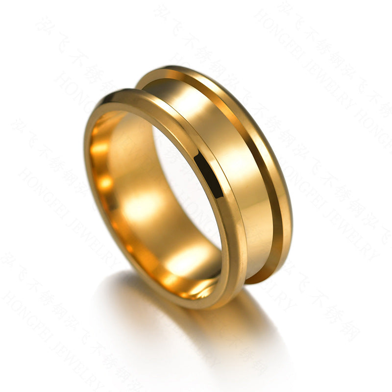 Doppelte schräge Tagebauringe mit großer Nut