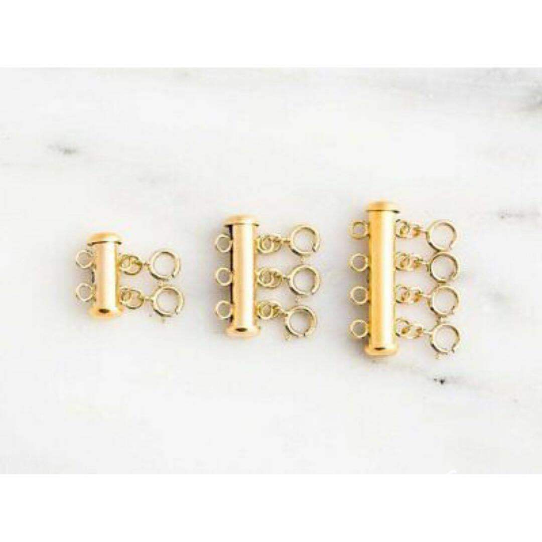 Accessories Magnetic Snap Connection Buckle Double Necklaces