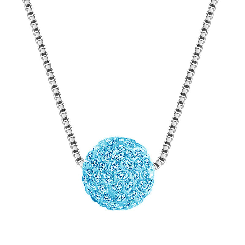 Colliers de diamants de perles de boule de strass d'ornement exquis