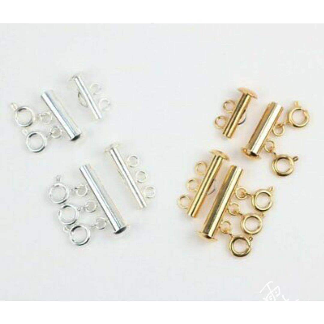 Accessories Magnetic Snap Connection Buckle Double Necklaces