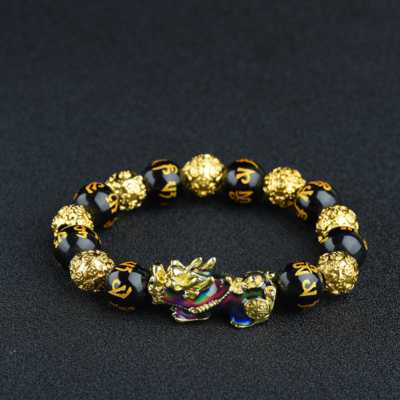 Vietnam Placer Gold Domineering Pi Temperaturarmbänder
