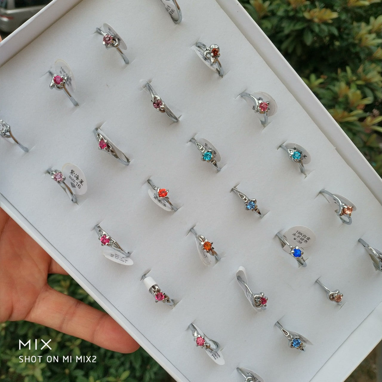 Color Retaining Coin White Diamond For Long Time Rings