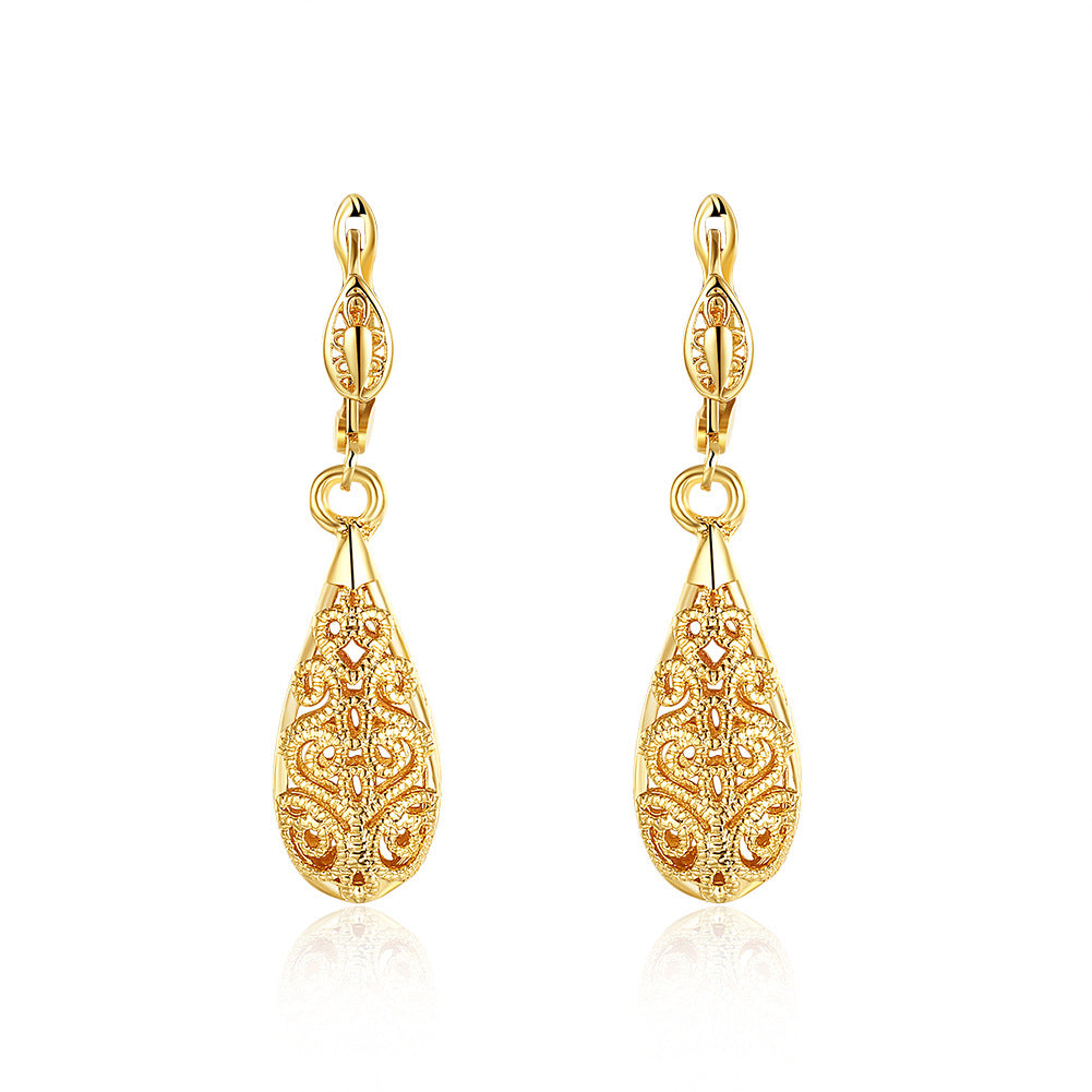 Source Female Fashion Popular Creative Water Drop Earrings