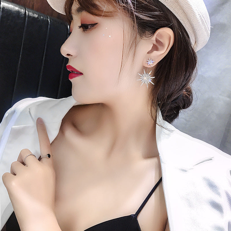 Damen-Ohrringe „Simple For Full Diamond Temperamental Fairy“.