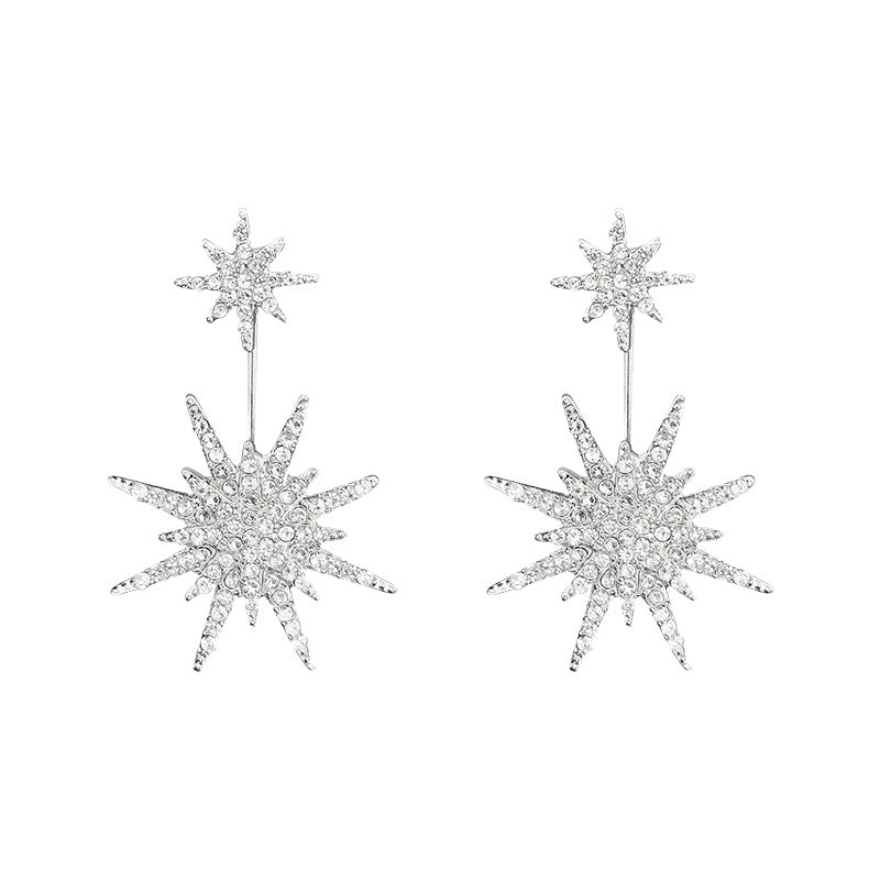 Damen-Ohrringe „Simple For Full Diamond Temperamental Fairy“.