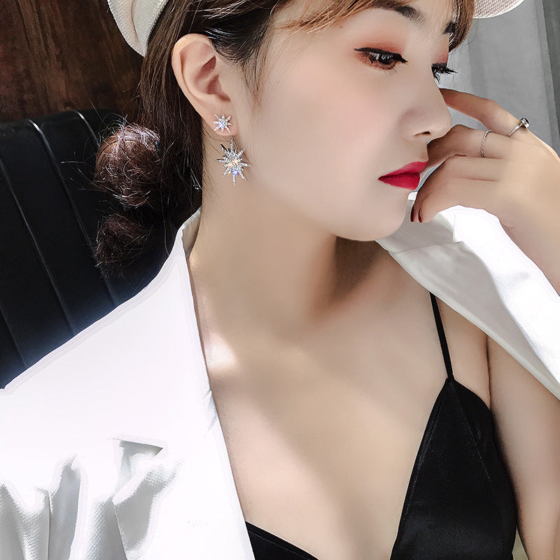 Damen-Ohrringe „Simple For Full Diamond Temperamental Fairy“.