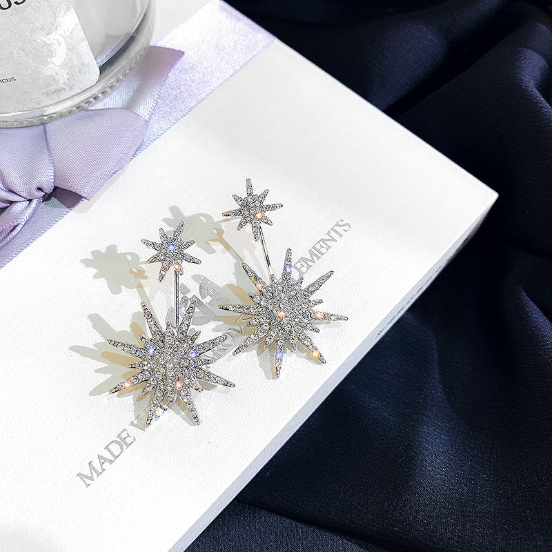 Damen-Ohrringe „Simple For Full Diamond Temperamental Fairy“.