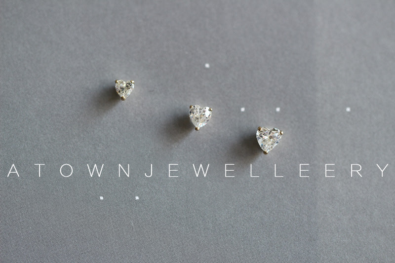 Similar Sterling Sier Gold Plated Zircon Inlaid Earrings