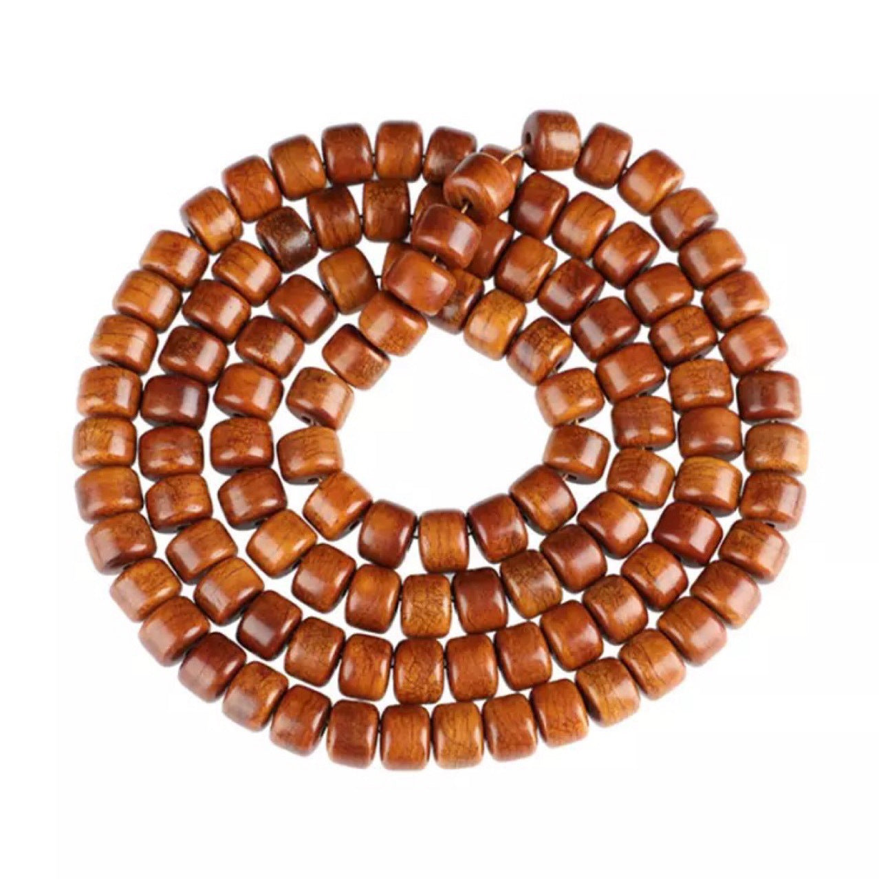 Women's & Men's Bone Camel Distressed Weathering Fried Pattern Tibetan Style Barrel Beads Bracelets