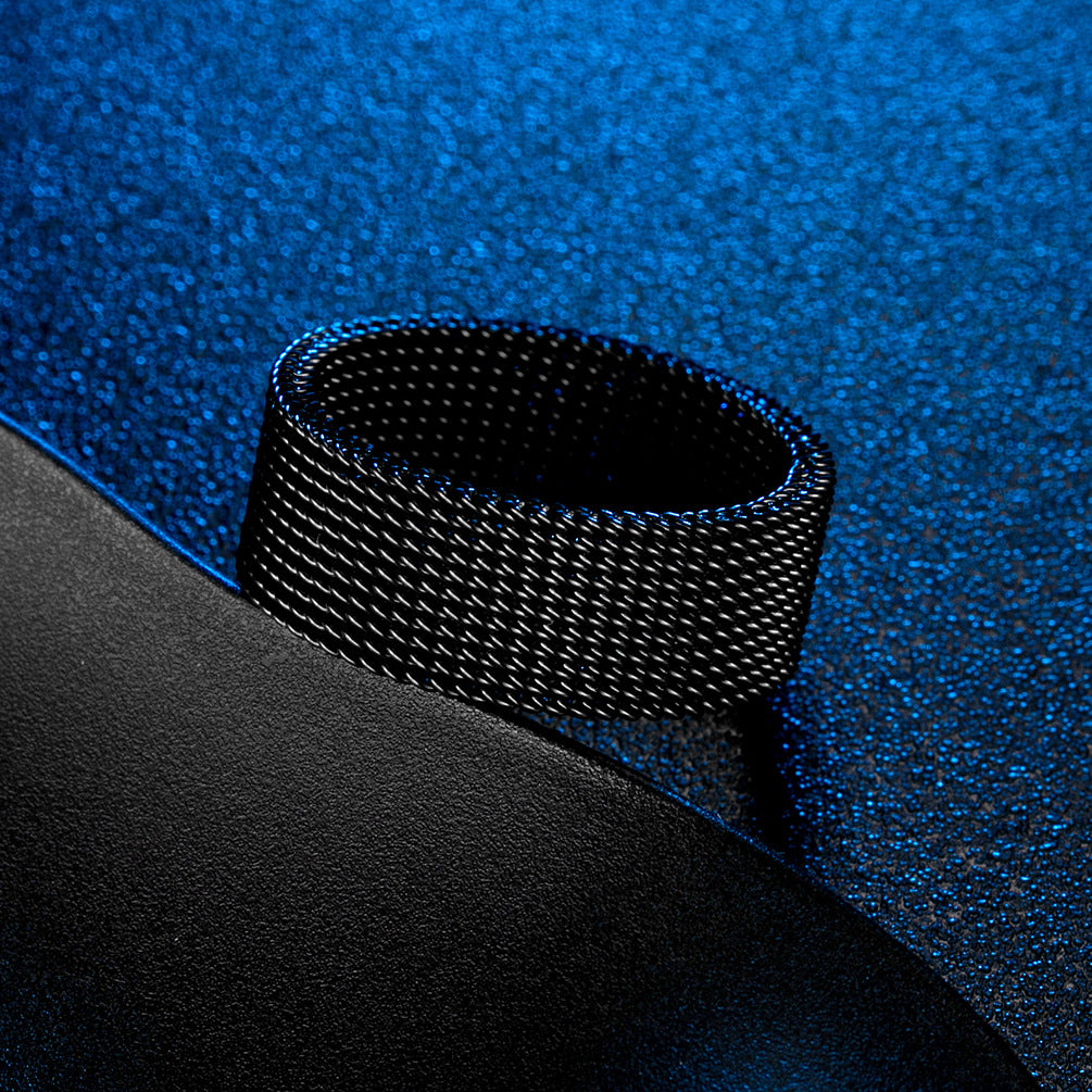 Women's & Men's & Titanium Steel Weaving Net Unisex Style Simple Rings