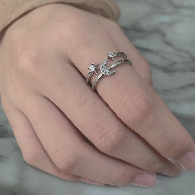 Sweet Fresh Korean Style Dual Layer Rings