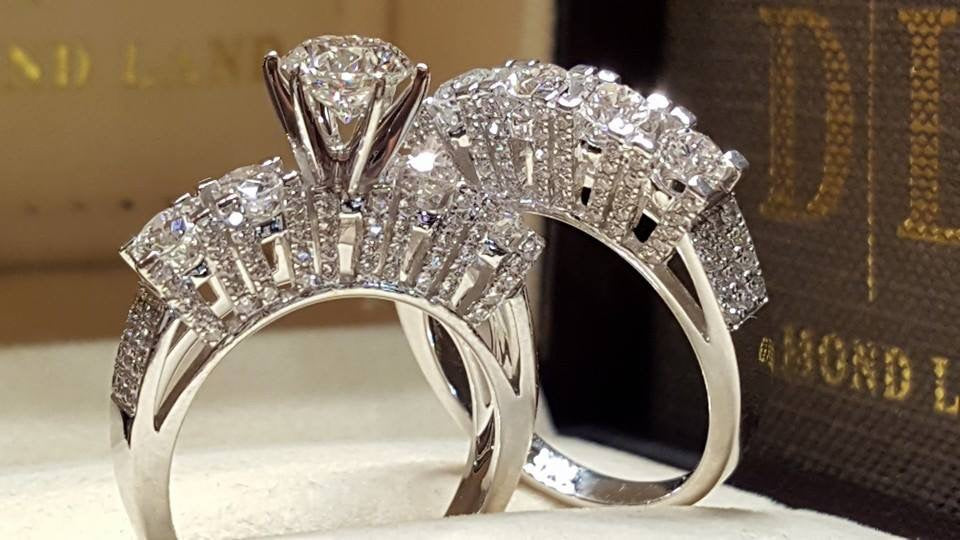 Durable Fashion Couple Set Accessories Engagement Rings