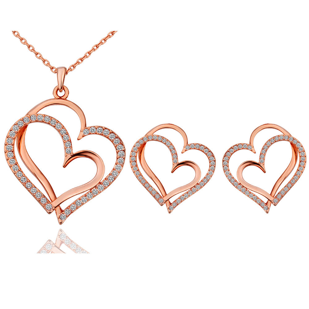 Classy Slouchy Graceful Fashion Korean Two-piece Jewelry Set