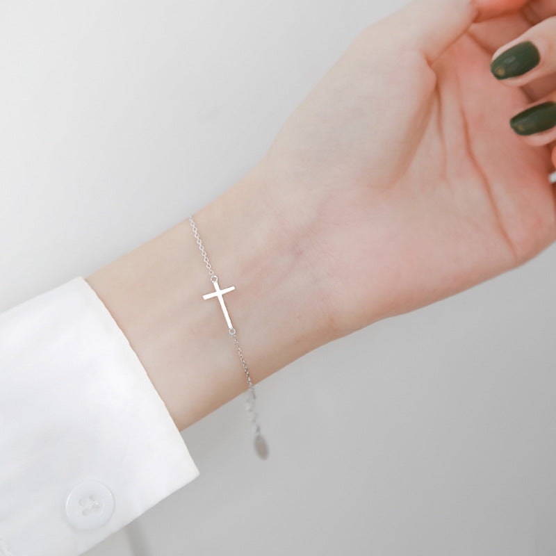 Cross Personality Hipster Geometric Wristband Gift Bracelets