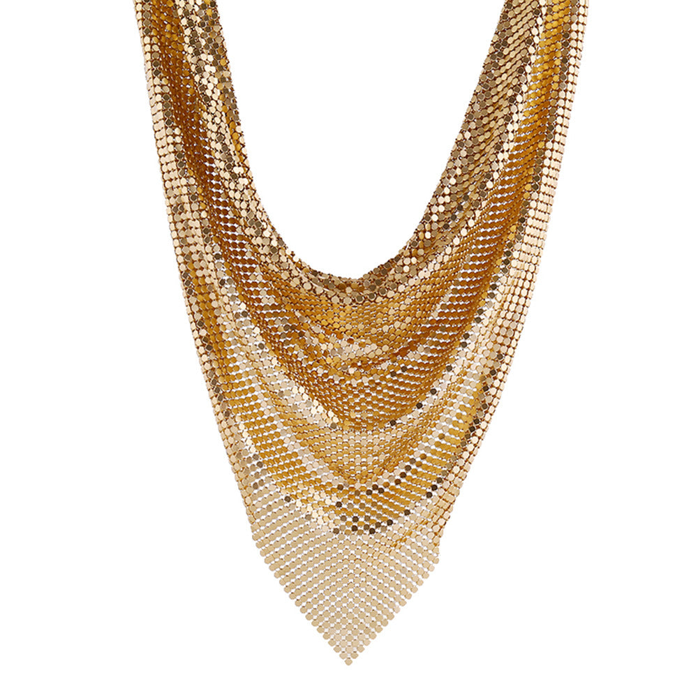 Collier foulard en soie pour femmes, colliers de clavicule