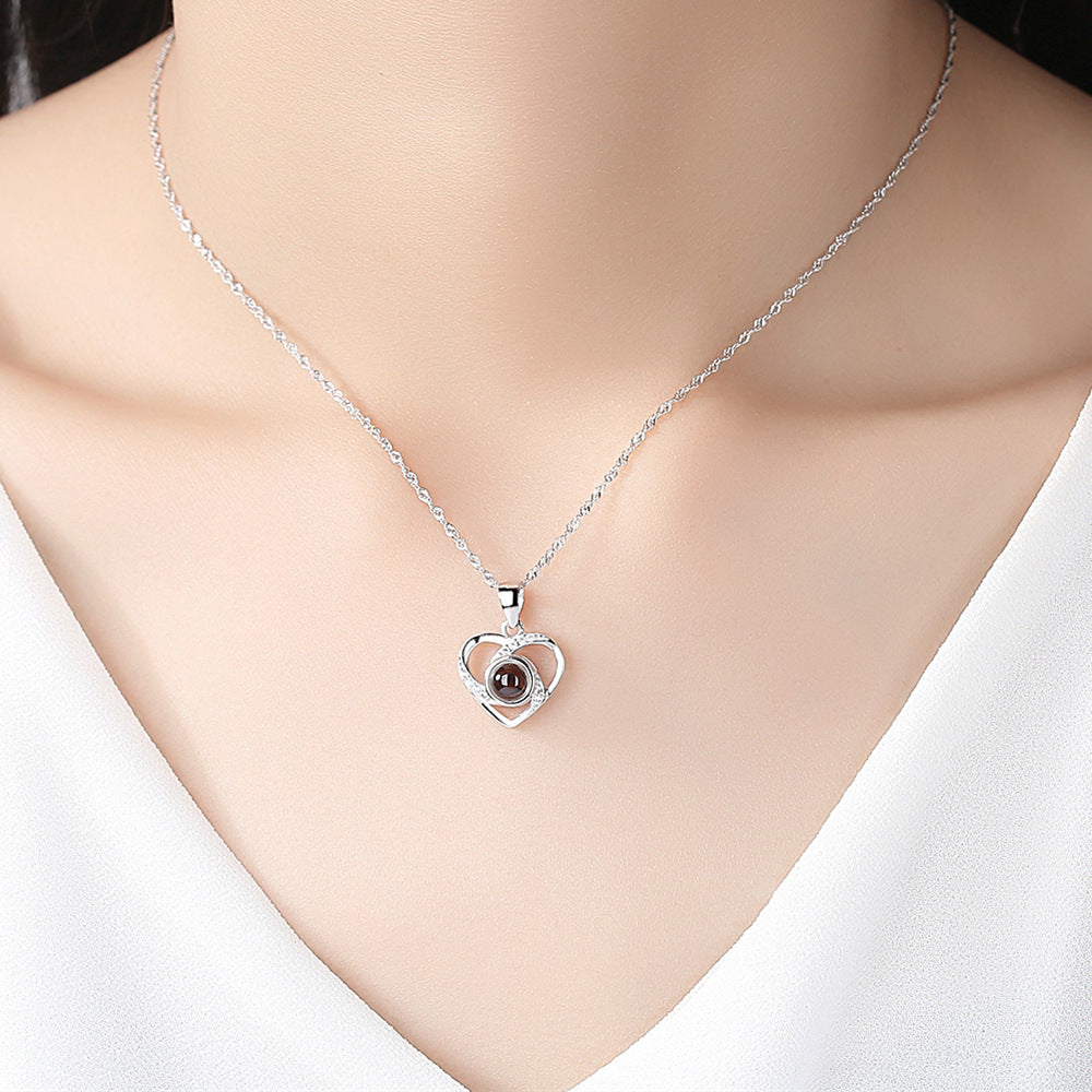 Hollow Out One Hundred Languages You Necklaces