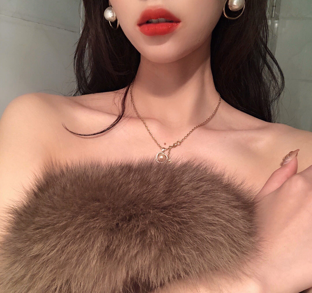 Women's Elegant Baroque Ear Clips Earless Face Earrings