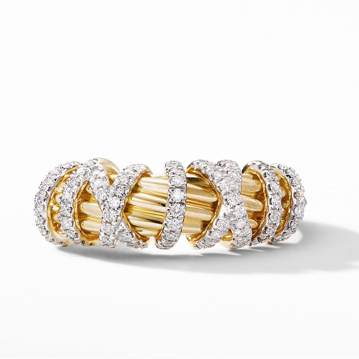Women's Shi Geometric Line Fashion Simple Inlaid Rings