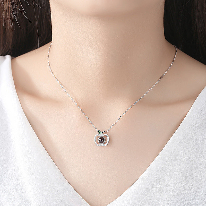 Women's For Sterling Clavicle Chain Trendy Simple Christmas Necklaces