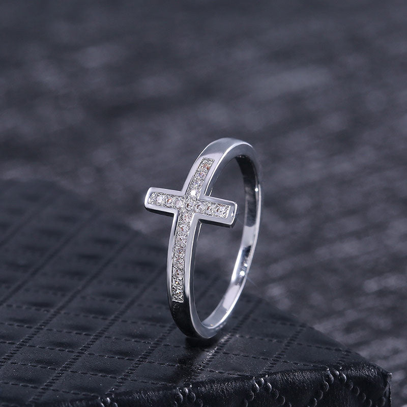 Women's Shi Fashion Personality Micro Inlaid Zircon Rings