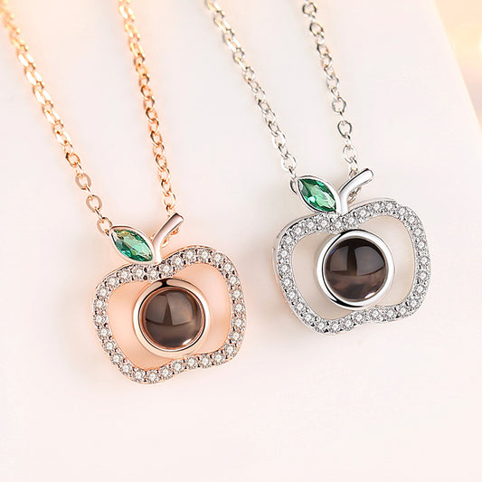 Women's For Sterling Clavicle Chain Trendy Simple Christmas Necklaces