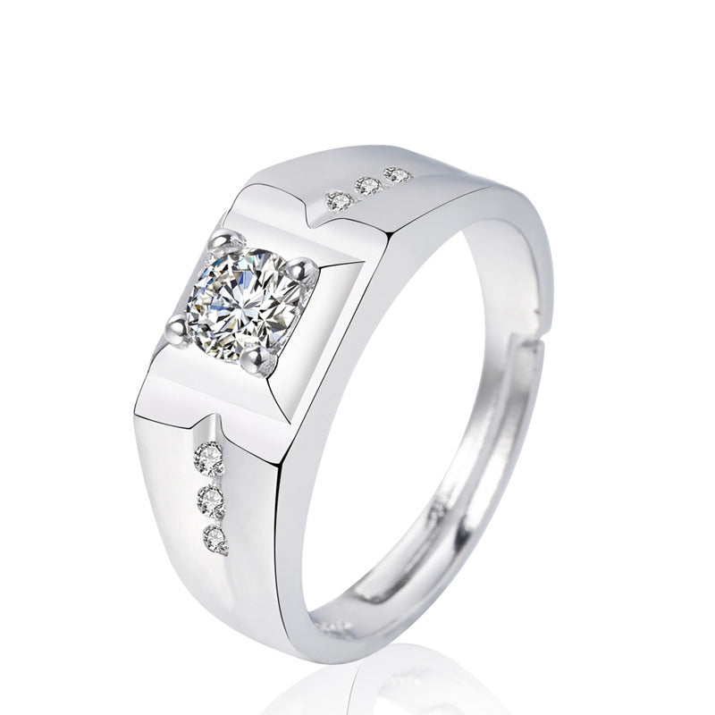 Anmutige Persönlichkeit für Herren, koreanischer Schmuck, Paarringe