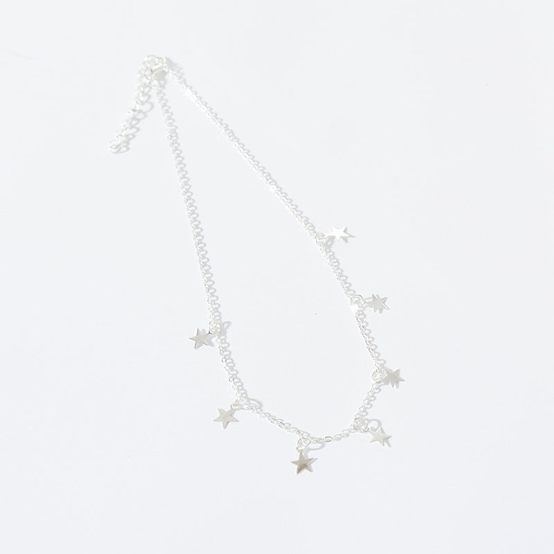 Colliers à pendentif étoile à cinq branches élégants, simples et polyvalents
