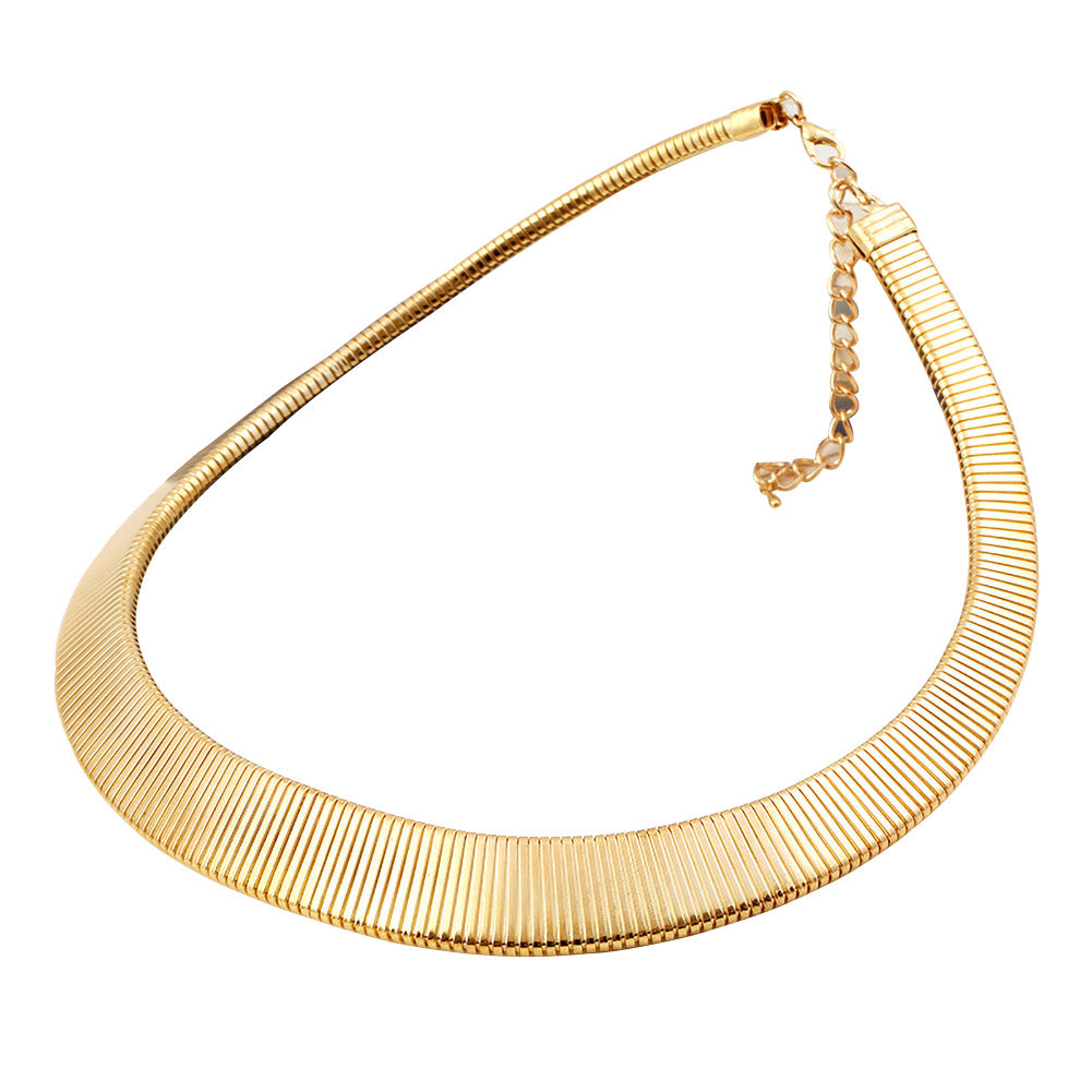 Casual Ornament Metal Short Neck Accessories Necklaces