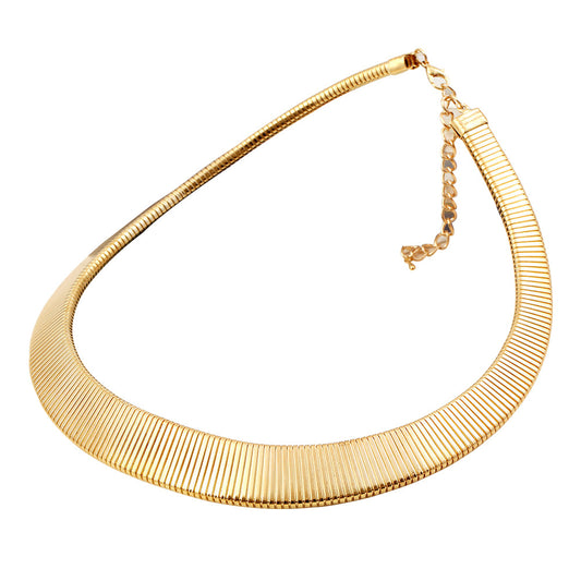 Casual Ornament Metal Short Neck Accessories Necklaces