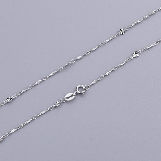 Laminate Chain Sterling Dance No Pendant Collarbone Accessories Necklaces