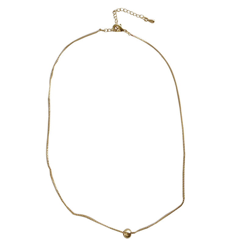 Fashion Elegant Small Beads Fine Clavicle Chain Personalized Cold Necklaces
