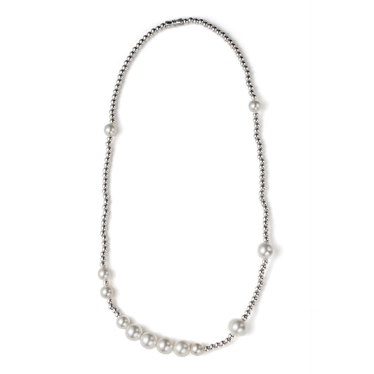 Women's & Men's & Accessories And Titanium Steel Round Beads Necklaces
