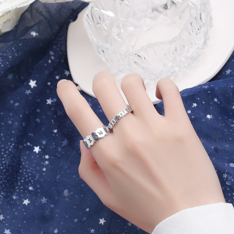 Sutra – bijoux tendance uniques à bouche ouverte, Vintage thaïlandais, Six anneaux, pour femmes, hommes et hommes
