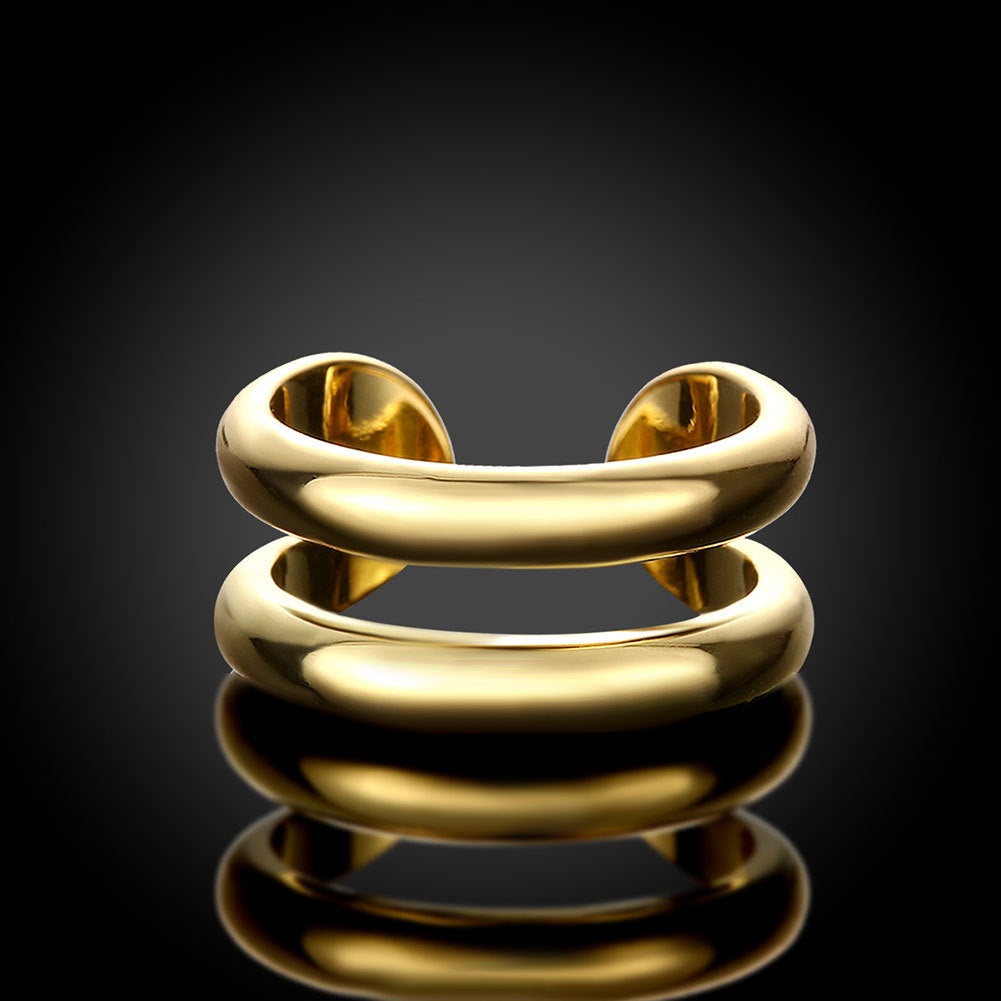 Innovative Women's Open Fashion Gold Line Rings
