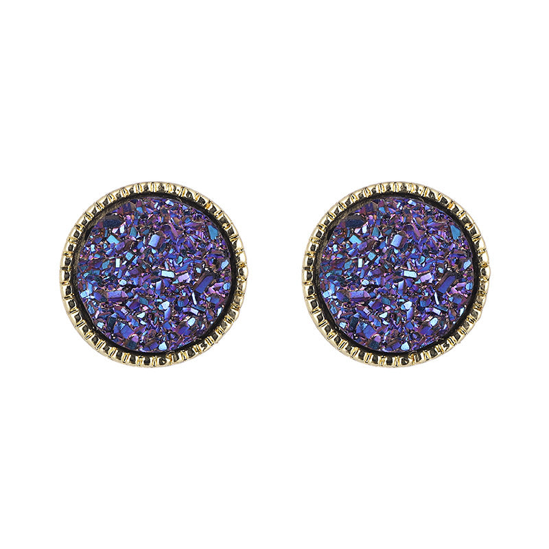 Simple Resin Crystal Tooth Fashion Geometric Earrings