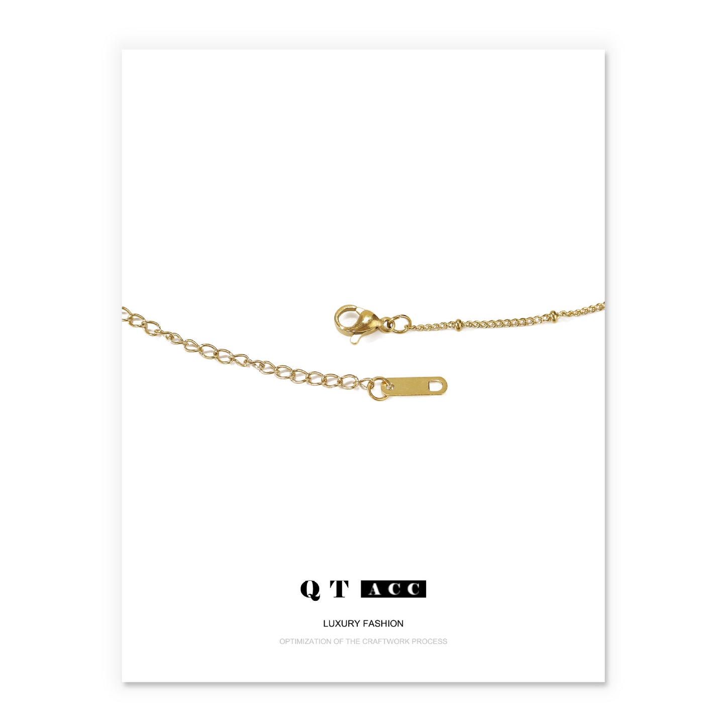 Placage sous vide véritable rétro simple gracieux colliers personnalisés