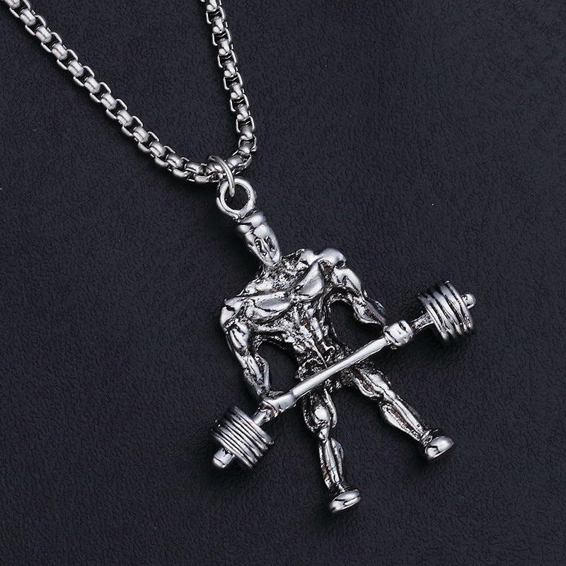 Colliers à pendentif en acier inoxydable Hip Hop Rock