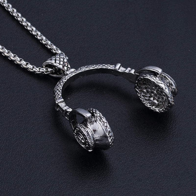 Colliers à pendentif en acier inoxydable Hip Hop Rock